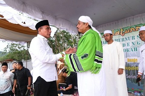 Edy Rahmayadi Langsung Beri Bantuan Pembangunan Terbengkalai