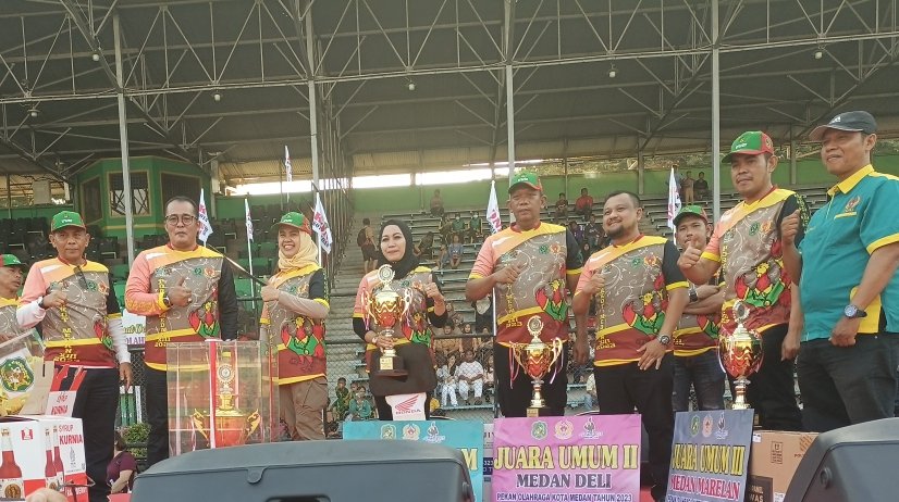 Raih 91 Medali, Medan Amplas Juara Porkot Medan 2023, Hentikan Dominasi Medan Denai