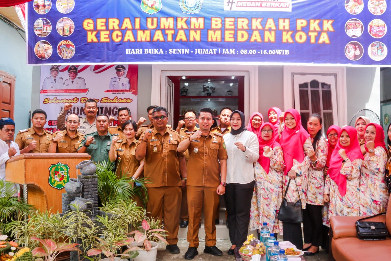 Kecamatan Medan Kota Luncurkan Gerai UMKM Berkah