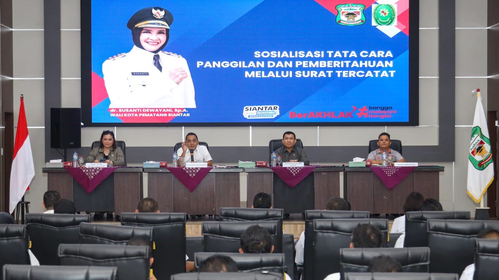 Pemko Pematangsiantar Sosialisasikan Tata Cara Panggilan dan Pemberitahuan Melalui Surat Tercatat