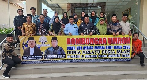 Komjen Pol Purn Syafruddin Berangkatkan Umrah Juara MTQ Antara Bangsa DMDI