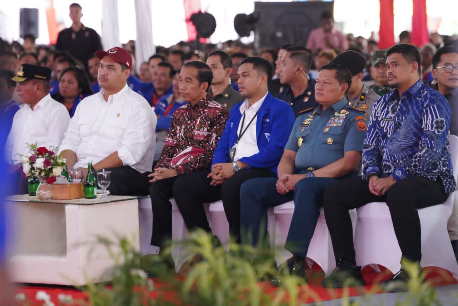 Bobby Nasution Dampingi Presiden Jokowi Hadiri Pengukuhan DPP GAMKI