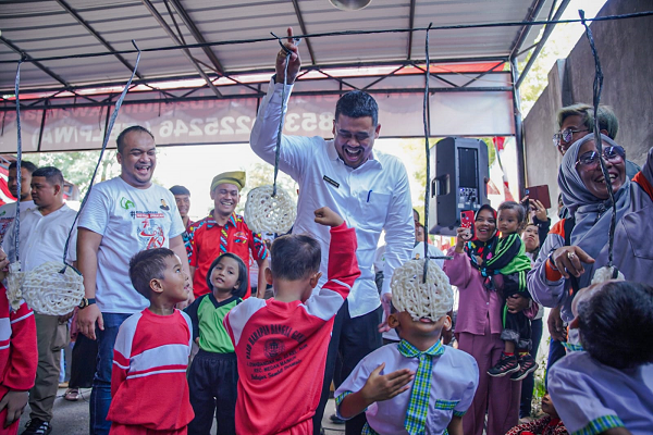 Rumah Kolaborasi Bobby Nasution Gelar Festival Permainan Rakyat