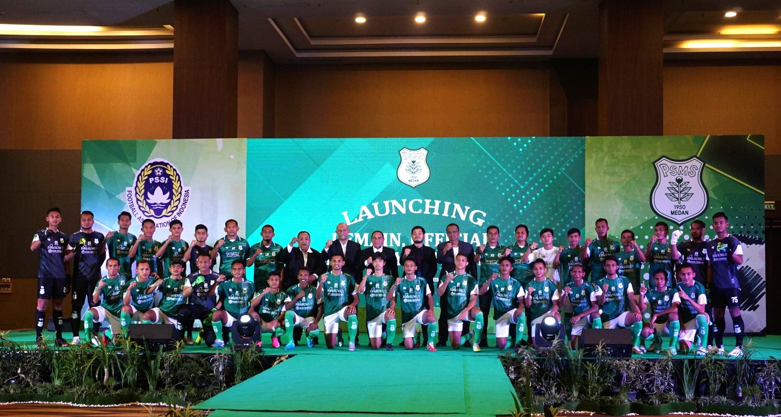 Peluncuran Jersey dan Tim PSMS Medan Berlangsung Meriah, 30 Pemain Siap Emban Misi Ayam Kinantan Promosi ke Liga 1