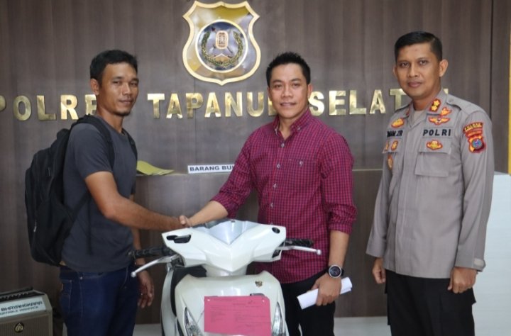 Tempo 5 Hari, Polres Tapsel Tangkap Pencuri Sepeda Motor