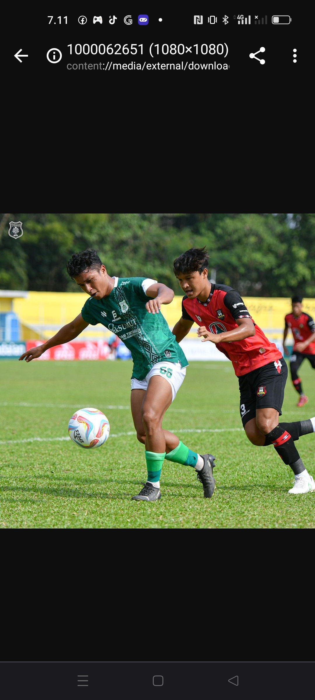 Sempat Kecolongan, PSMS Medan Cetak Gol Penyeimbang ke gawang Sada Sumut FC dengan 10 Pemain