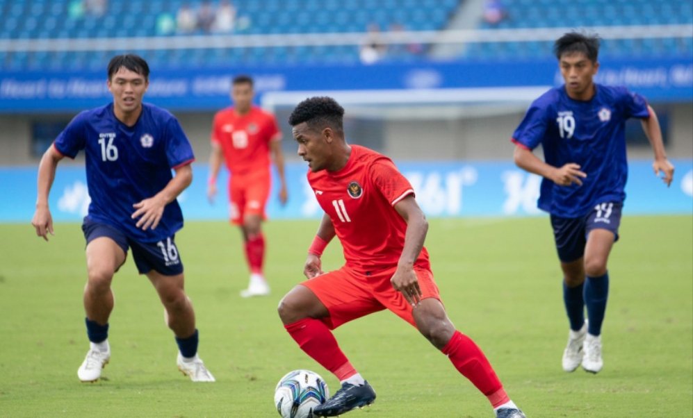 Indonesia Gagal Raih Kemenangan, Takluk 0-1 dari Cina Taipei