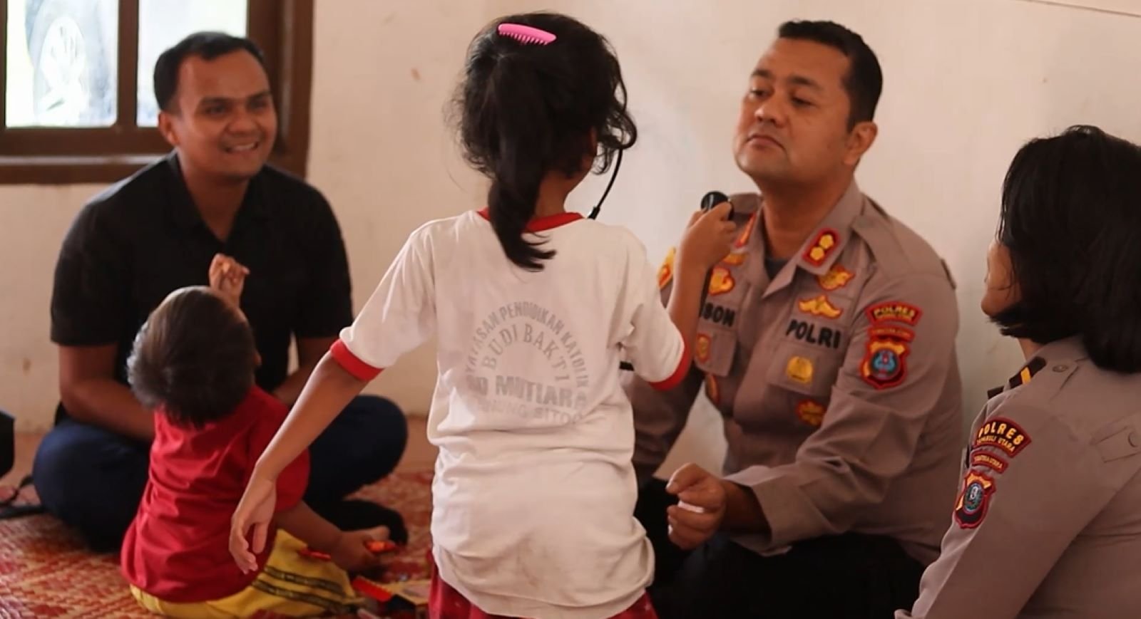 Polres Taput Lakukan Trauma Healing Terhadap Anak Korban Kekerasan