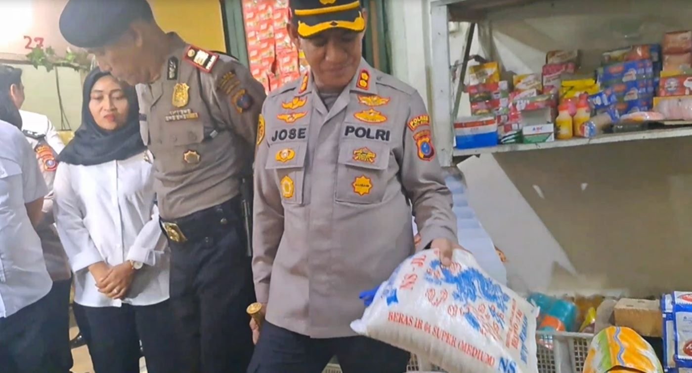 Harga Beras Meroket, Polisi Sidak ke Pasar