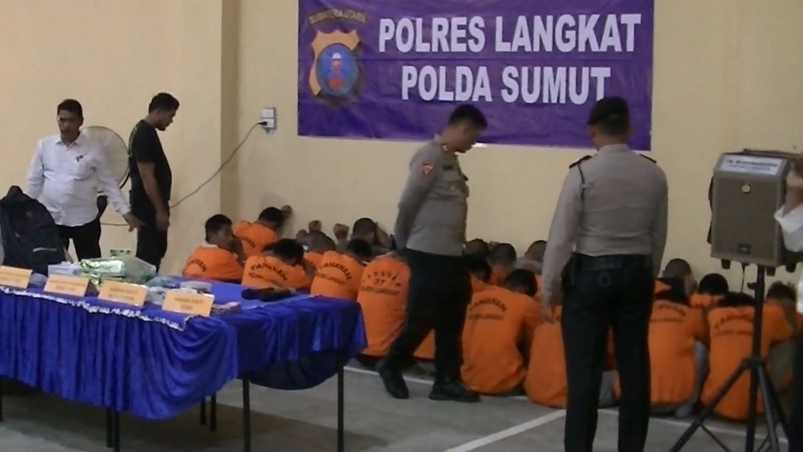Polres Langkat Tangkap 29 Tersangka Narkotika