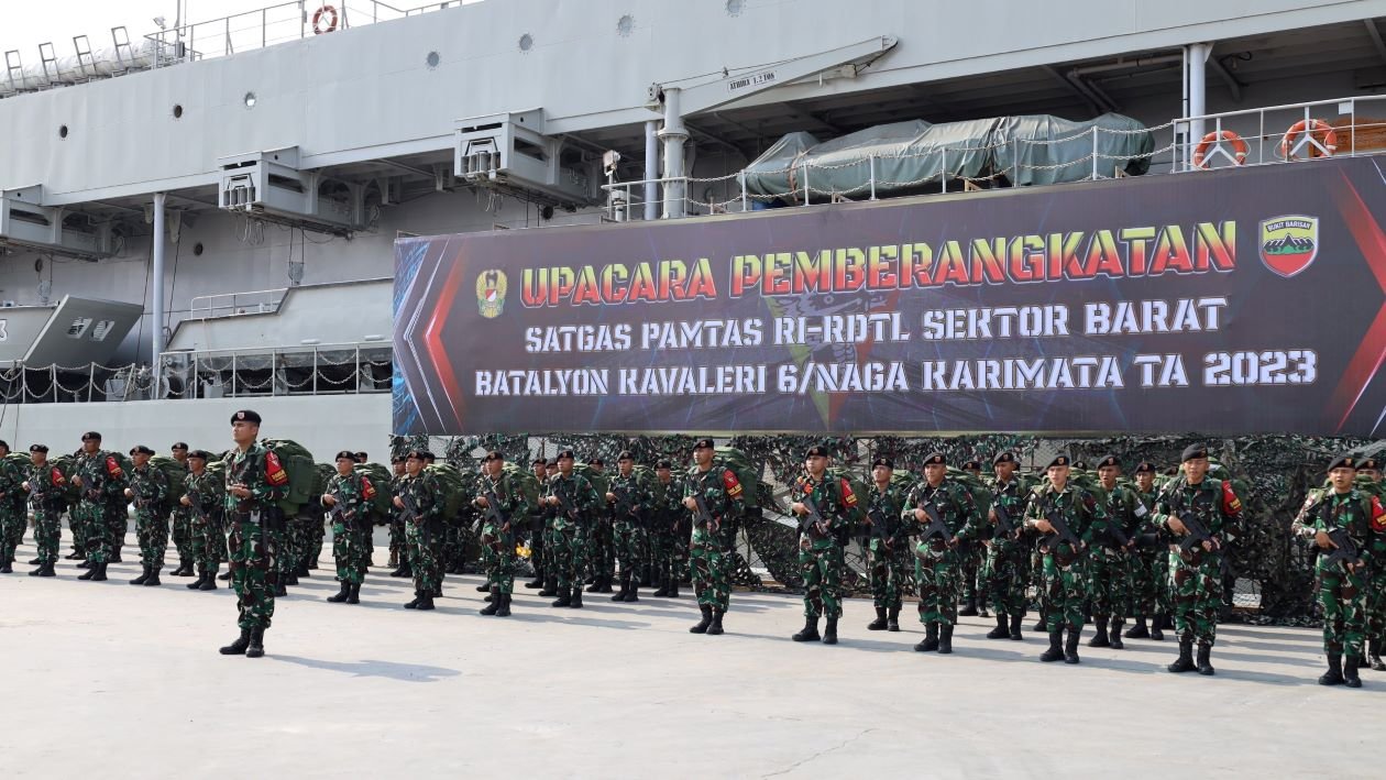 Pangdam I/BB Berangkatkan Satgas Pamtas RI-RDTL ke Atambua NTT