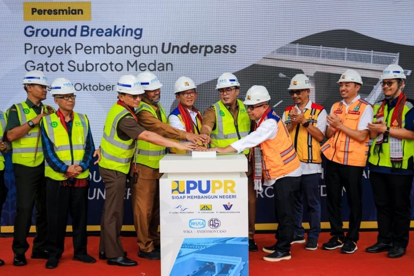 Pembangunan Underpass Jalan Gatot Subroto Medan Resmi Dimulai, Pengerjaan 365 Hari