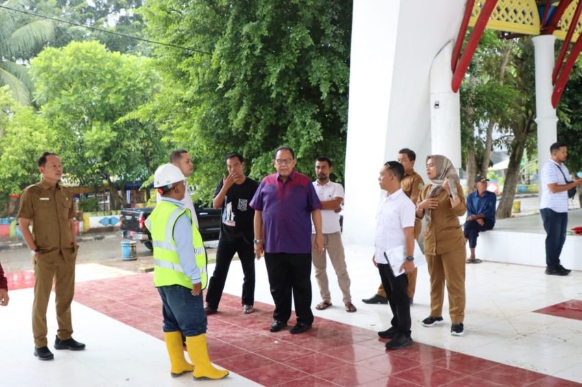 Tinjau Rehabilitasi Alun-Alun, Baskami: Semakin Perindah Kota Tanjungbalai