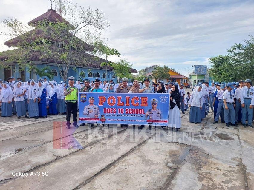 Police Goes to School Hadir di SMK Muhammadiyah 4 Belawan