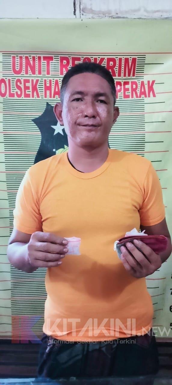 Polsek Hamparan Perak Berhasil Ringkus Tersangka Narkoba di Desa Paya Bakung