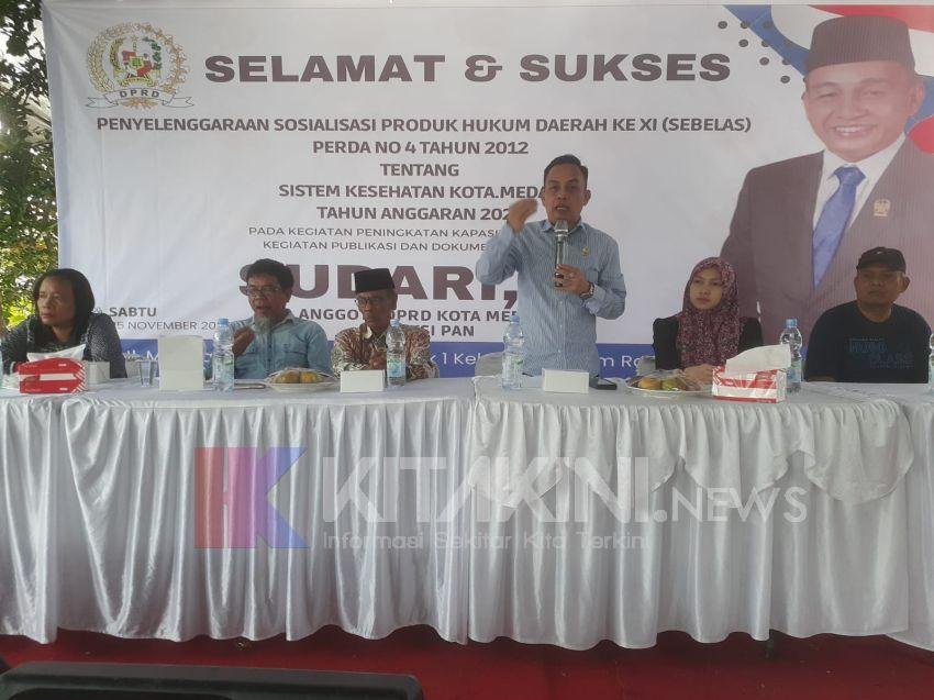 Sudari: Persoalan Kesehatan di Kota Medan Tak Masalah Lagi