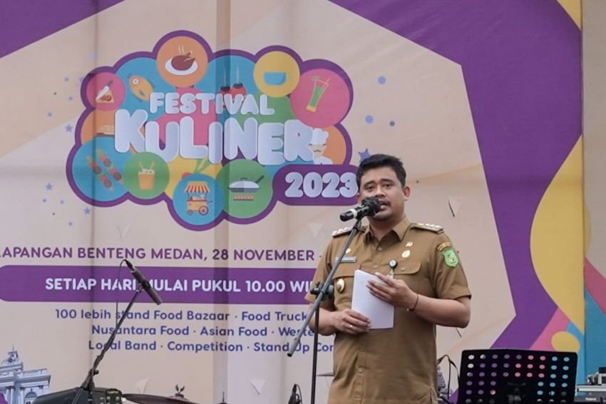 Bobby Nasution Buka Festival Kuliner 2023