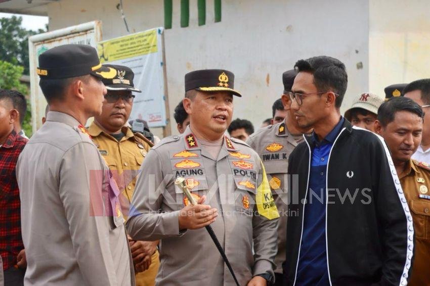 Kapolda Sumut Tinjau Lokasi Kebakaran di Belawan