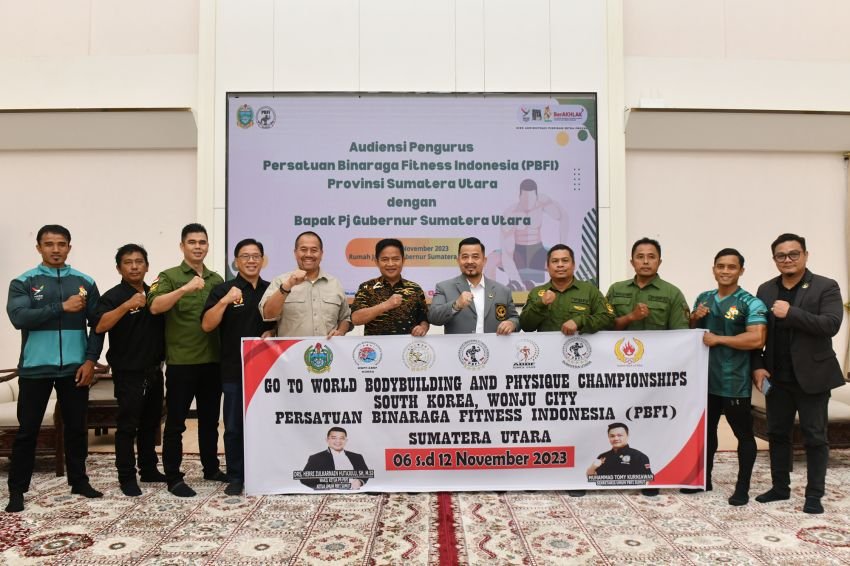 Ikuti Kejuaraan Dunia di Korsel, Hassanudin Lepas 4 Atlet Binaraga