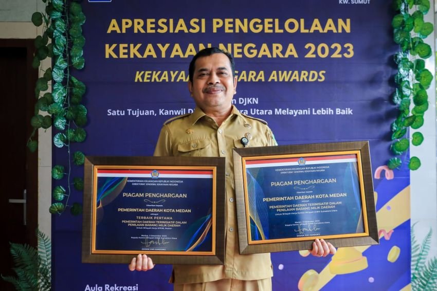 Dua Penghargaan Pemko Medan dari KN Award 2023