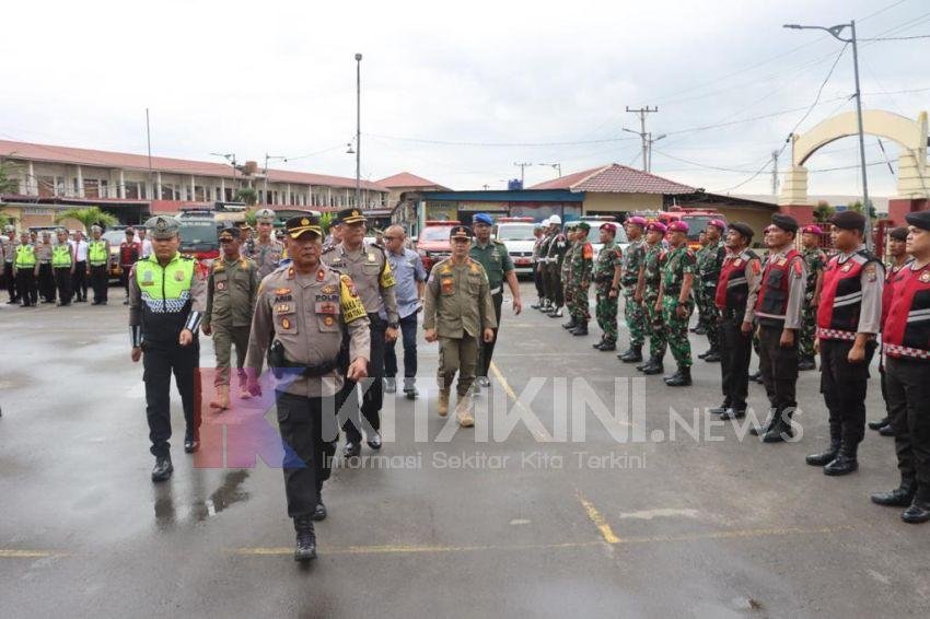 Polres Pelabuhan Belawan Gelar Apel Pasukan Operasi Lilin Toba 2023