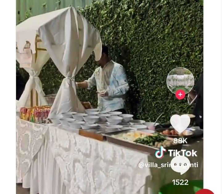 Food Stall di Pesta Pernikahan Jadi Sorotan, Suguhkan Mie Instan untuk Tamu Undangan