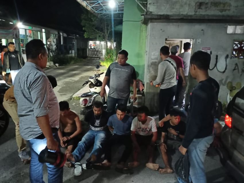 Polres Pelabuhan Belawan Amankan Pengedar dan Pengguna Narkoba di Marelan