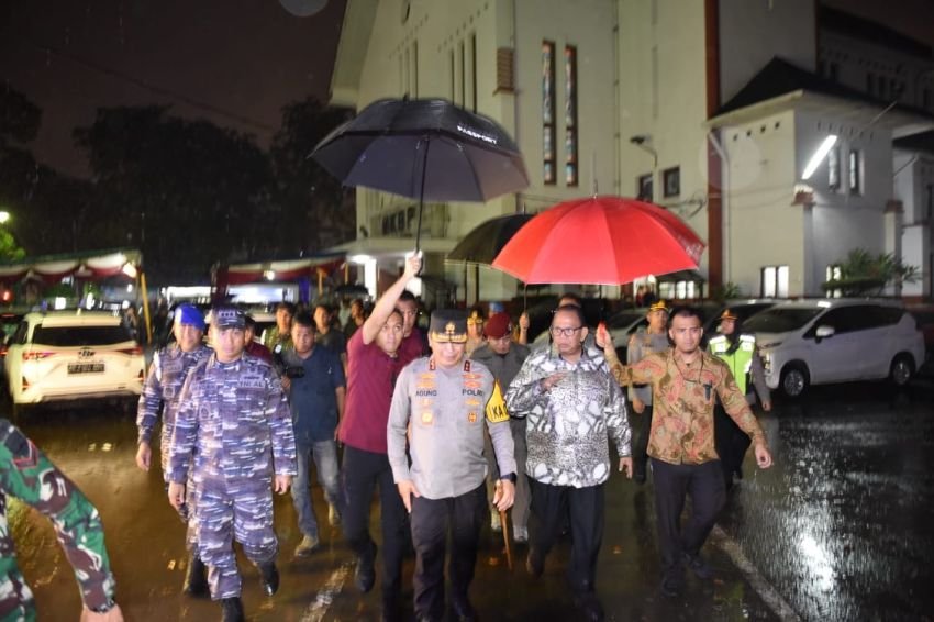 Lantamal I Patroli Bersama Forkopimda Sumut