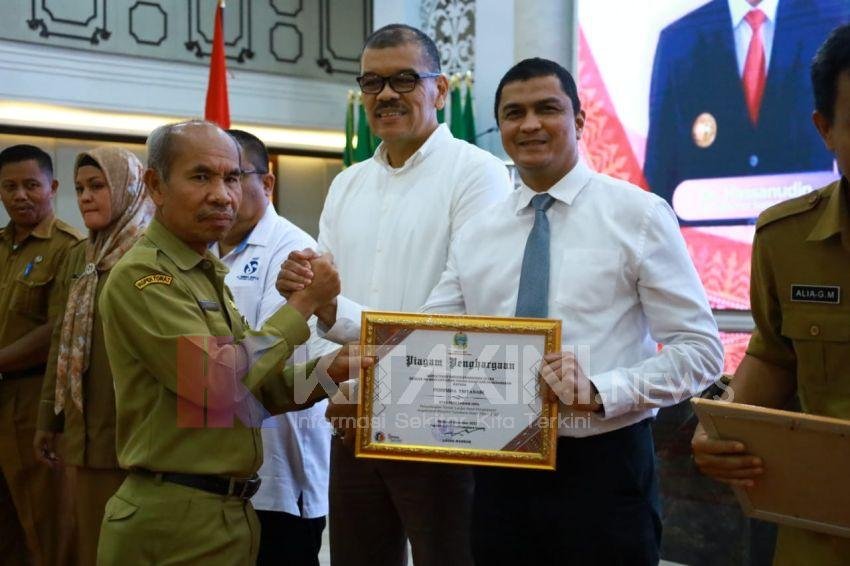 Perumda Tirtanadi Terima Penghargaan Hasil Inspektorat Pemprovsu