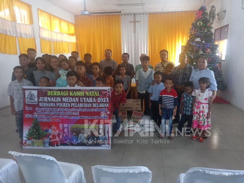 Panitia Natal JMU 2023 Gelar Baksos ke Panti Asuhan Elshadai Martubung