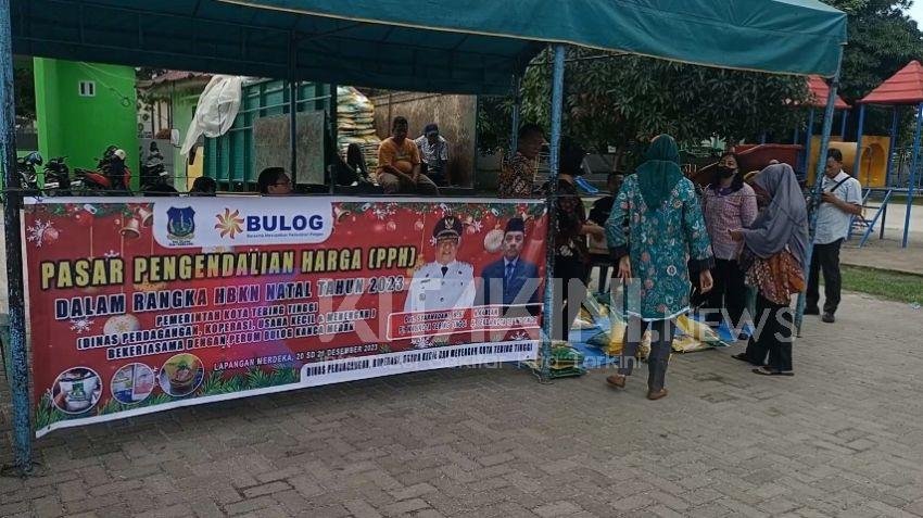 Pasar Pengendalian Harga Pemkot Tebingtinggi Sepi Pembeli