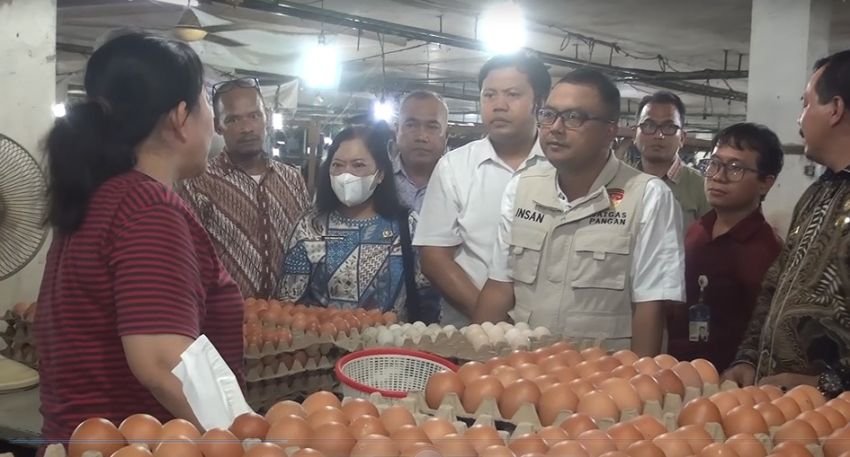 Satgas Pangan Bareskrim Temukan Fluktuasi di Sejumlah Pasar Kota Medan