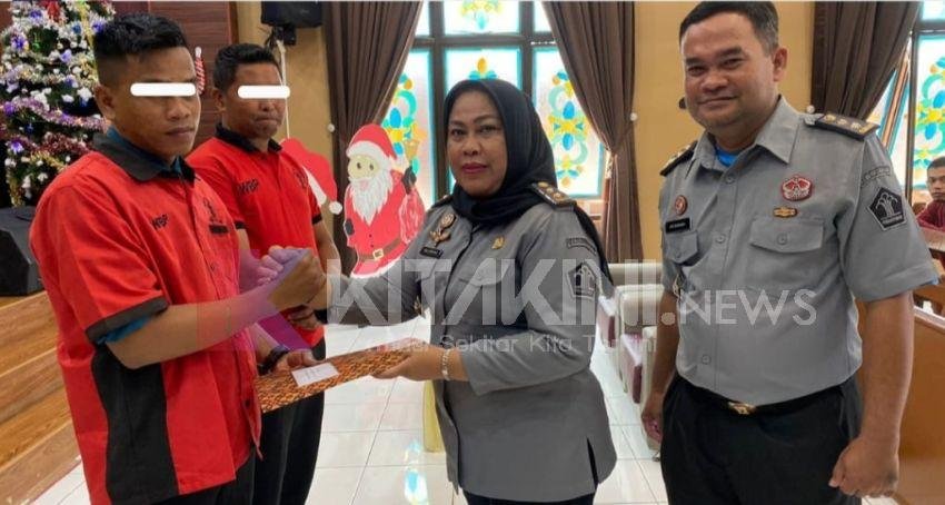 315 Warga Binaan Lapas I Medan Terima Remisi Khusus Natal