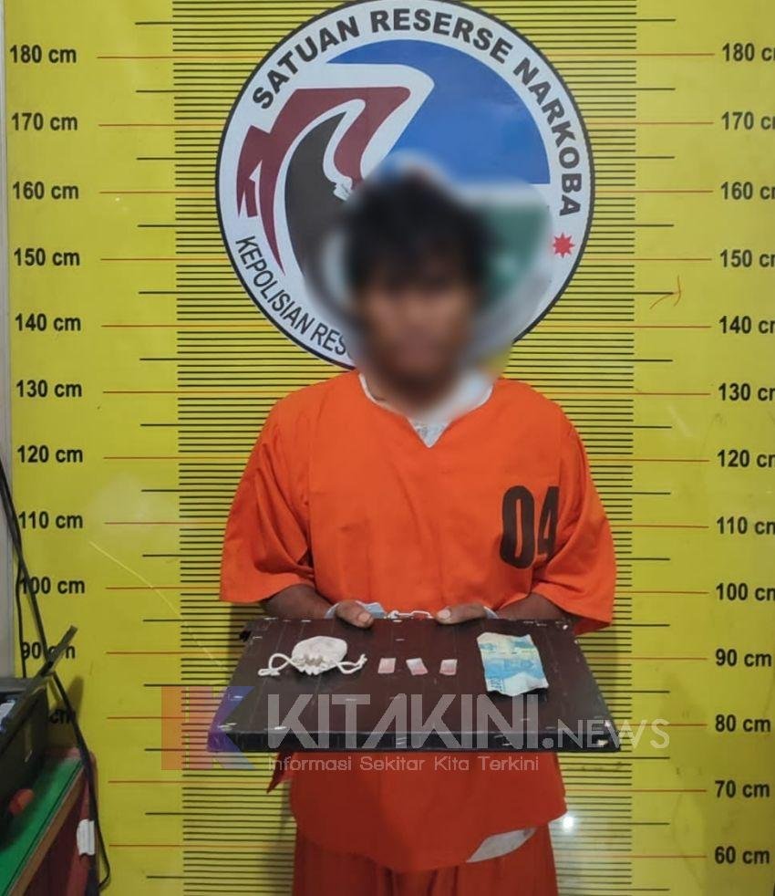 Simpan Sabu Dalam Dompet, Polisi Angkut Pria Asal Sidimpuan Selatan