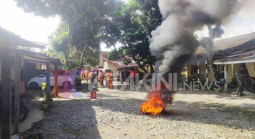 Polsek Bahorok Gelar Simulasi Penanganan Kebakaran Hutan dan Lahan