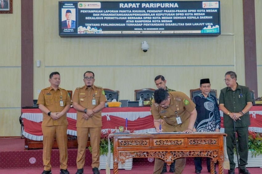 Ranperda Perlindungan Terhadap Penyandang Disabilitas dan Lansia Kota Medan Disepakati