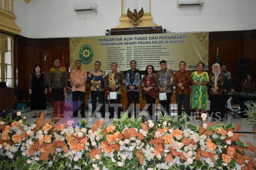 PN Medan Gelar Pengantar Alih Tugas dan Purnabakti Hakim dan Kepaniteraan