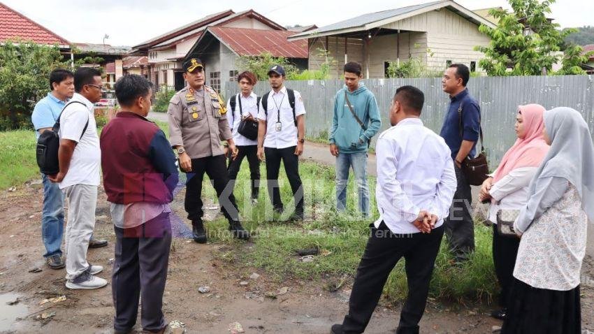 Kapolres Padangsidimpuan Tinjau Lokasi TPS PSU 2019