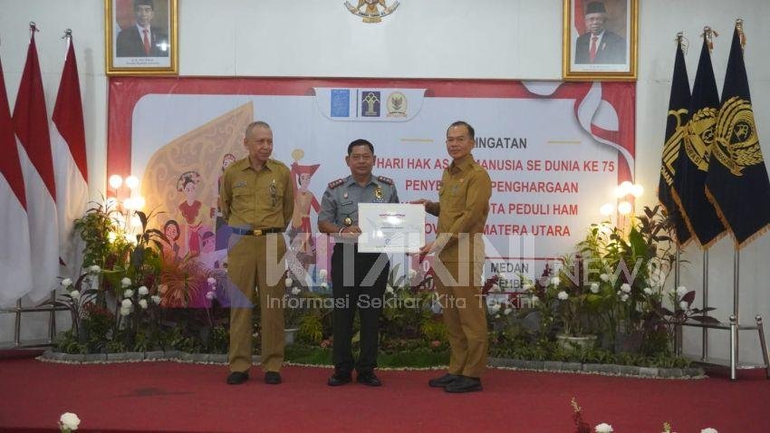 Langkat Dianugerahi Kabupaten Peduli HAM Dengan Nilai Tertinggi