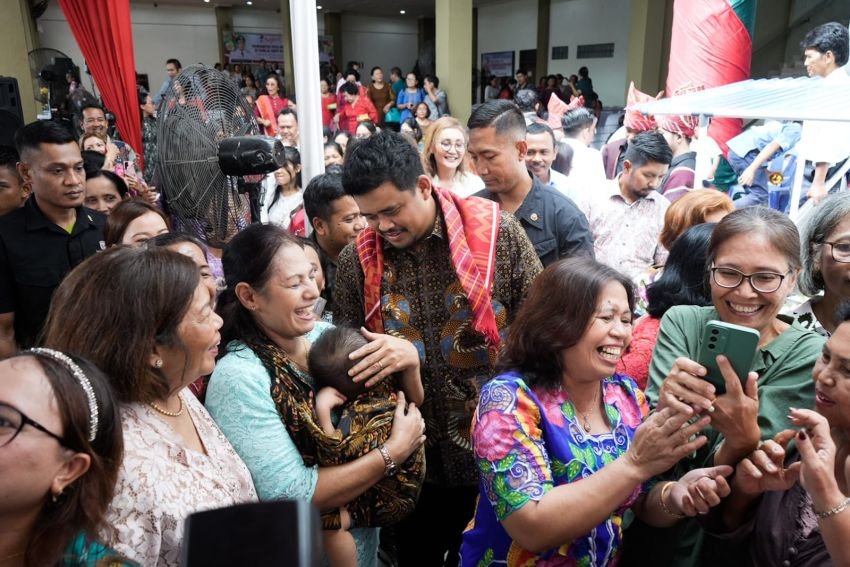 Safari Natal di GBKP Runggun, ini Kata Bobby Nasution