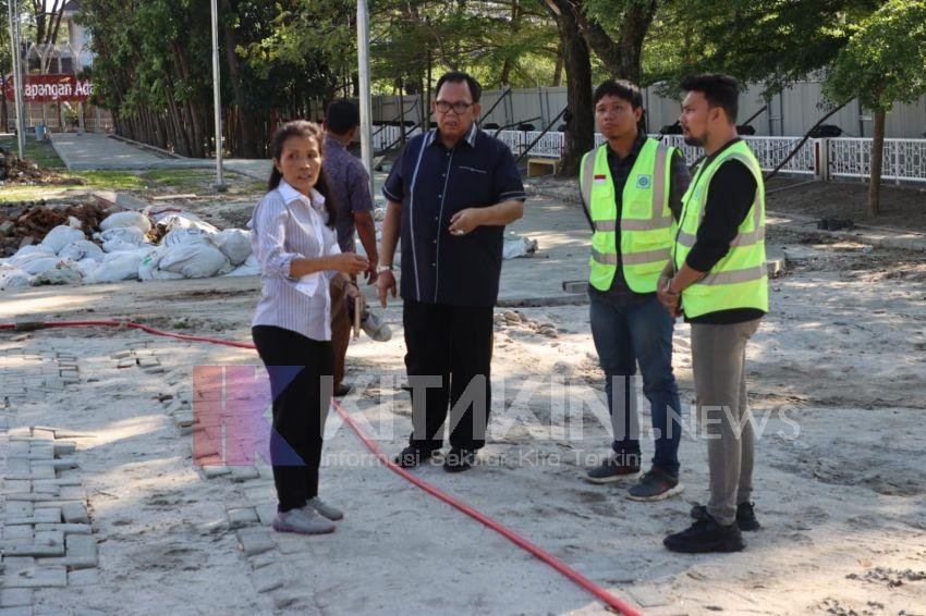 Pengerjaan Rampung, Alun-Alun Siantar Berfungsi Sebagai Ruang Terbuka Hijau