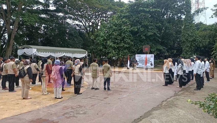 Ciptakan Pemilu Damai, Bawaslu Kota Tebing Tinggi Gelar Apel Siaga Pengawasan