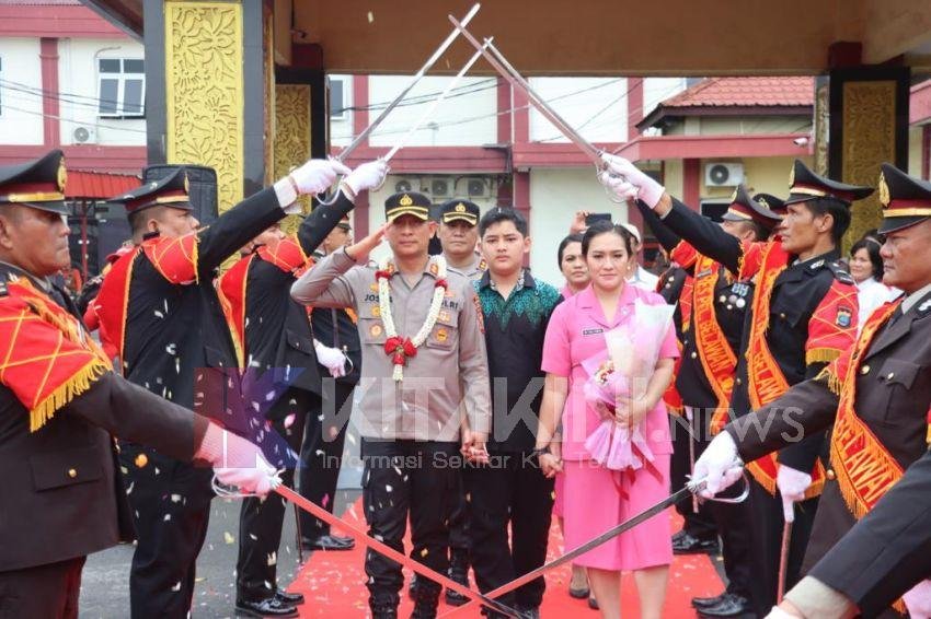 Polres Pelabuhan Belawan Gelar Farewell Parade dan Pisah Sambut