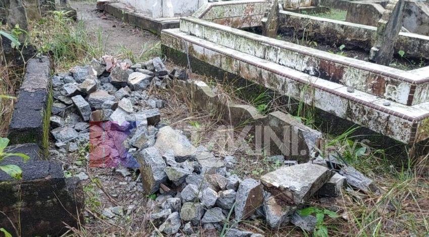 Sepuluh Makam di Binjai Rusak, Besi Pondasi Hilang