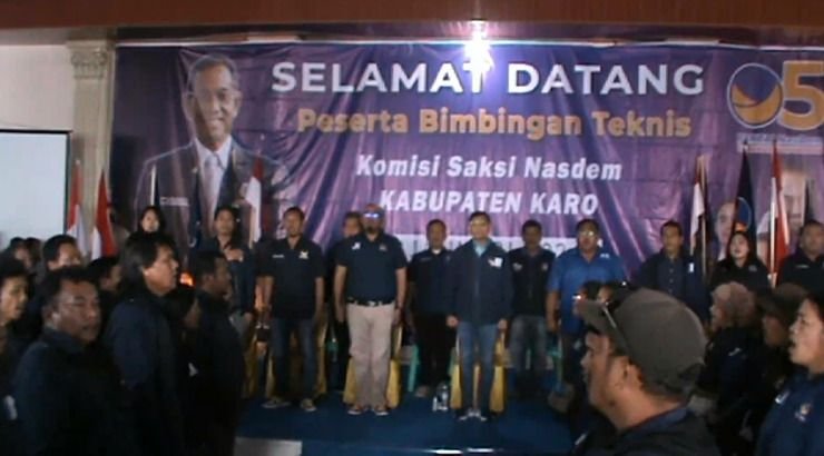 Rekrut 5.000 Saksi di Pemilu 2024, DPD Partai NasDem Karo Targetkan 8 Kursi Legislatif