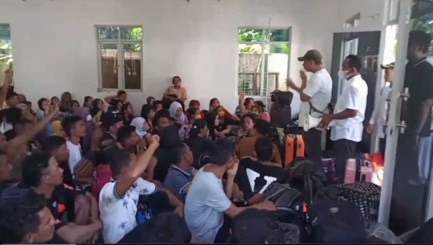 127 PMI Ilegal dari Malaysia Terdampar di Perairan Laut Deli Serdang