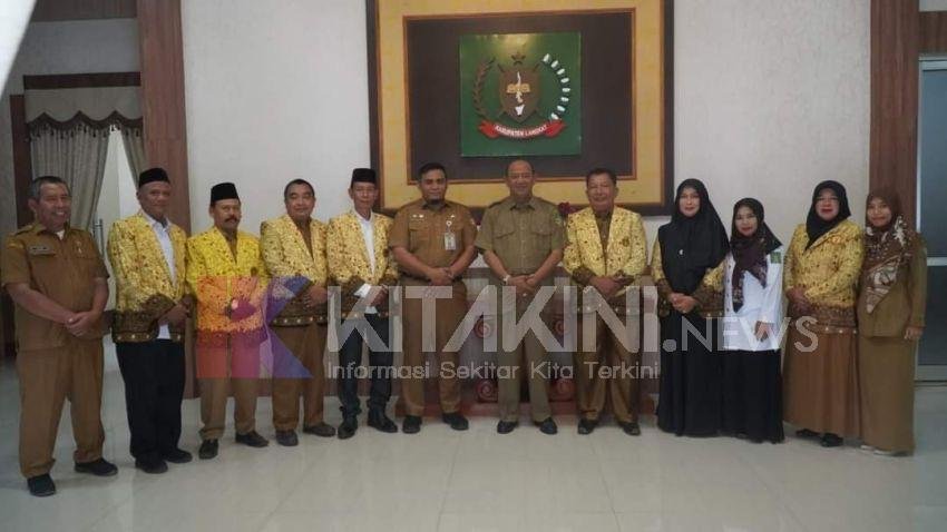 Pengurus APSI Langkat Perkenalkan Diri ke Plt Bupati Langkat