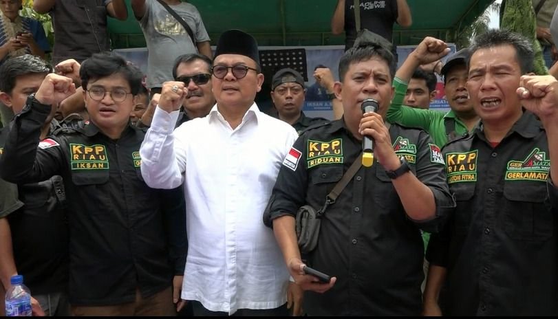 Ratusan Petani di Riau Gelar Syukuran dan Deklarasi Dukung Prabowo-Gibran