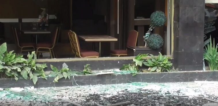 Ledakan Hebat Terjadi di Bangunan Bekas Hotel Jalan Sisingamangaraja Medan