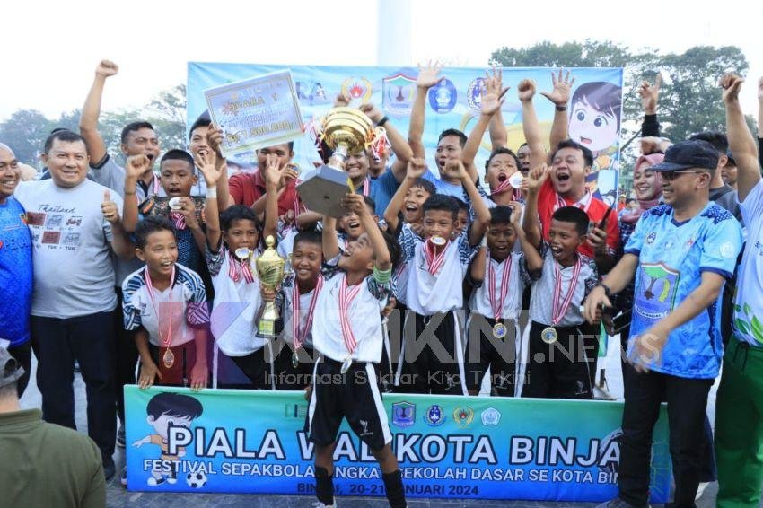 Tim Binjai Utara 3 juarai Festival Sepak Bola Usia Dini Kota Binjai